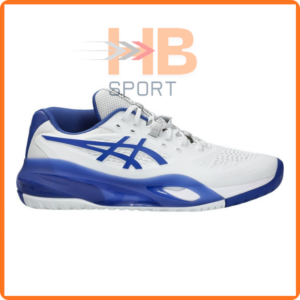Giày Pickleball Gel-Resolution X - Màu Xanh Trắng - Size Nam